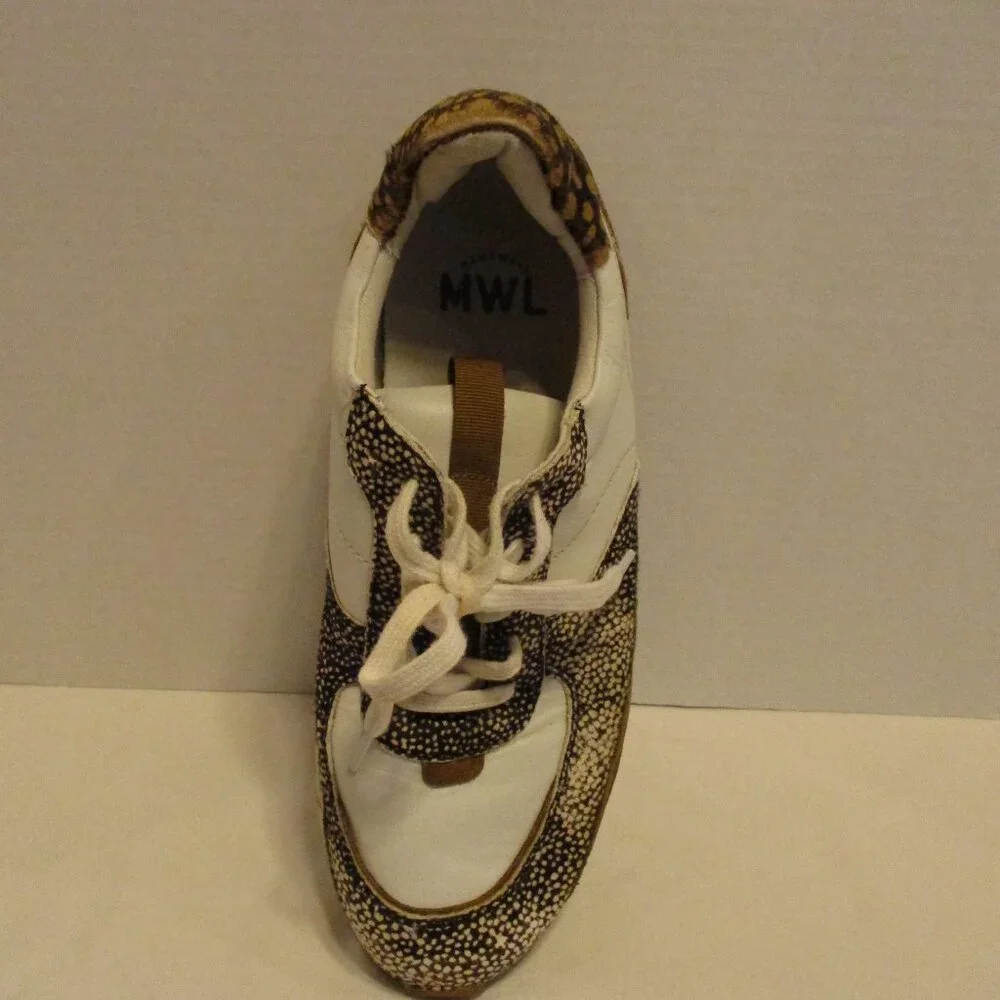 Madewell Shoes Woman Size 10 Black Cream Brown White Outdoors Walking Shoes